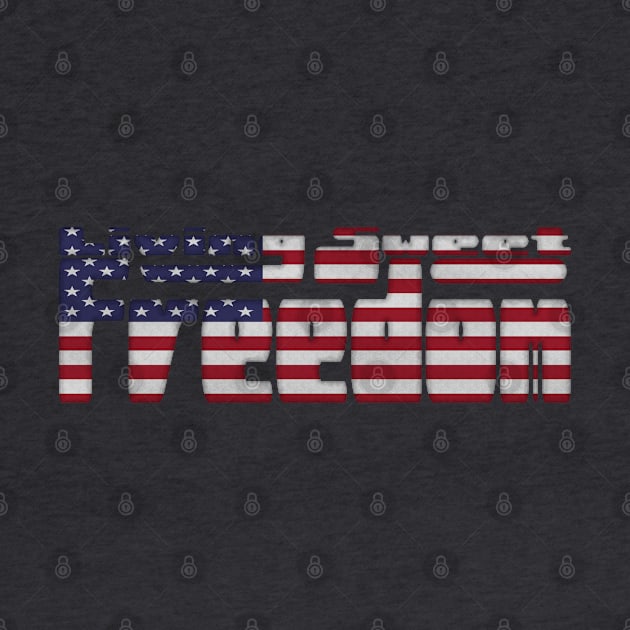 Living Sweet Freedom - USA flag by SolarCross